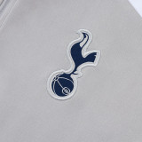 25/26 TOT Grey Half Pull Tracksuit#B25117  (半拉链)