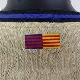 25/26 BAR Away Yellow  Player Version Soccer Jersey