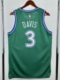 25/26 Dallas Mavericks DAVIS #3 Green Royal EditionTop Quality Hot Pressing NBA Jersey