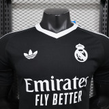 24/25 RMA Black Goalkeeper Player Version Soccer Jersey