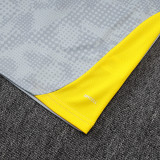 25/26 Dortmund Light Gray Inkjet Kids Half Pull Tracksuit#E25218  (半拉链)