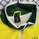 2010/2011 Brazil Yellow Retro  Windbreaker