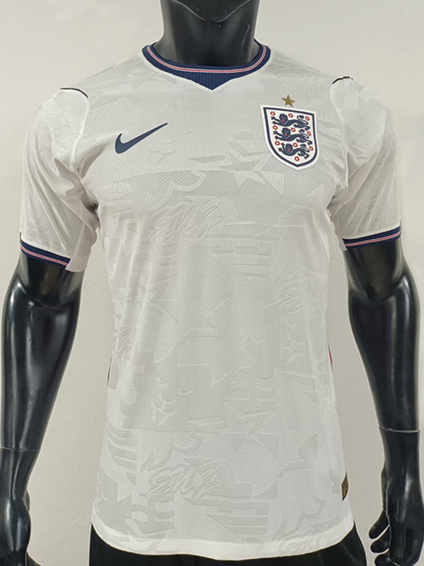 2026 England Home Player Version Soccer Jersey带星