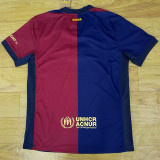 24/25 BAR Home Derby Edition Fans Soccer Jersey (胸英文广告）