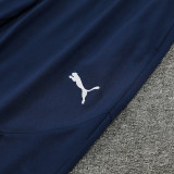 24/25 Marseille Sky Blue Printing Half Pull Tracksuit  (半拉链)