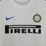 2010/2011 INT Away White Retro Soccer Jersey