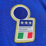1994 Italy Home Blue Long Sleeve Retro Soccer Jersey