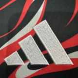 25/26  Man Utd Black Red Wave Training Shirts