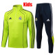 25/26 RMA Green Retro Edition  Kids Jacket Tracksuit#E2574 童装