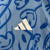 24/25  Tigres UANL Yellow & Blue Double Sided Windbreaker (双面风衣)