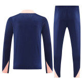 26/27 France Royal Blue Half Pull Tracksuit  (半拉链)