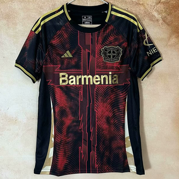 24/25 LeverKusen Red and Black Special Edition Fans Soccer Jersey
