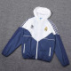 23/24 RMA White Royal Blue Windbreaker