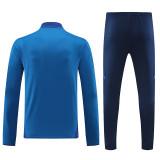 24/25 AD  Blue Color Half Zipper Sportswear # 801蓝彩(半拉链)