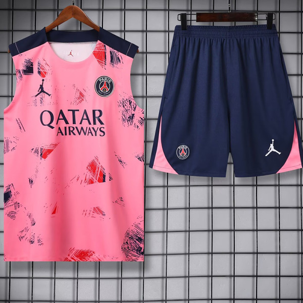 24/25 PSG Pink Tank top and shorts suit