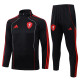 25/26 LIV Black Half Pull Tracksuit #B25141 (半拉链)