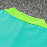 24/25  Brazil Light Green Half Pull Tracksuit  (半拉链)