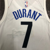 22/23 Nets DURANT #7 White City Edition Top Quality Hot Pressing NBA Jersey