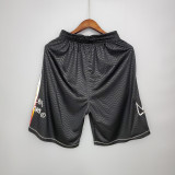 20/21 NETS Black City Edition Top Quality NBA Pants (涂鸦)