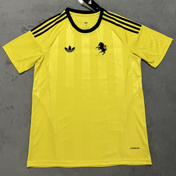 25/26 JUV Goalkeeper Yellow Fans Soccer Jersey