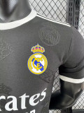 25/26 RMA  Team Logo Special Edition Black Player Version Soccer Jersey(圆领）