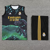 24/25 RMA Black Green （Leopard Head）Tank top and shorts suit