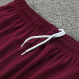 24/25  PSG Red Player version Half Pull Tracksuit  (球员版、半拉链)