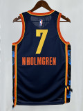 24/25 OKC Thunder NHOLMGREN # 7 City Edition Top Quality Hot Pressing NBA Jersey