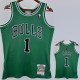 2008/2009 BULLS ROSE #1 Green Retro Top Quality Hot Pressing NBA Jersey (圆领）