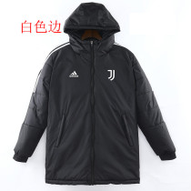 22/23 JUV Black Hooded Cotton Coat White Edge (白色边) 棉衣