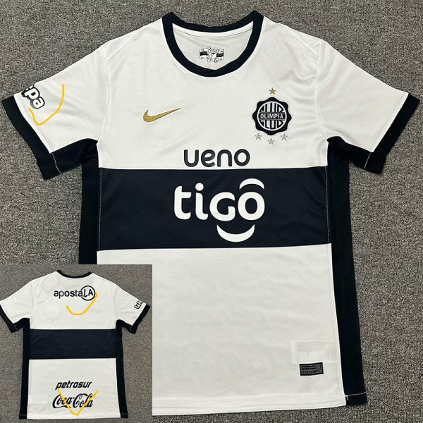 25/26 Club Olimpia Home Fans Soccer Jersey (奥林匹克）