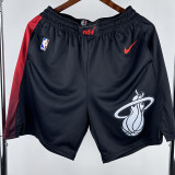 23/24 HEAT Black &Red City Edition Top Quality NBA Pants