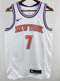 2018/2019 KNICKS ANTHONY #7 White Top Quality Hot Pressing NBA Jersey