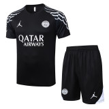 25/26 PSG Jordan Edition Black inkjet Training Short Suit #D25187