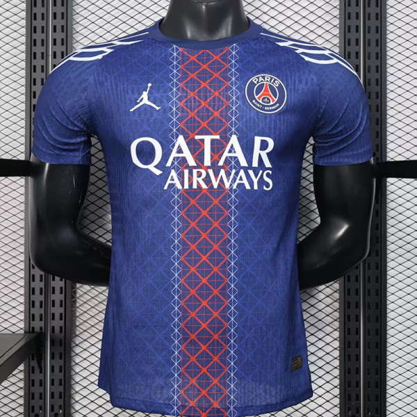 25/26 PSG  Special Edition Blue Player Version  Soccer Jersey(特别版蓝）