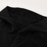 2024 NK Grey & Black Hoodie  Jacket Tracksuit#07