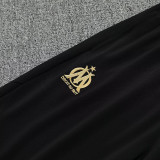 25/26 Marseille Black& Black Half Pull Tracksuit  (半拉链)