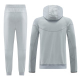 24/25 NM07 Grey Hooded Jacket Tracksuit