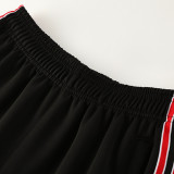 25/26  Man Utd Black & Red Jacket Tracksuit#05