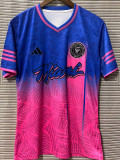 24/25 Inter Miami Blue Pink Special Edition Fans Soccer Jersey