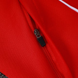 25/26 Flamengo Red & Black Jacket Tracksuit #A25109
