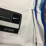 22/23 NETS IRVING #11 White City Edition Top Quality Hot Pressing NBA Jersey