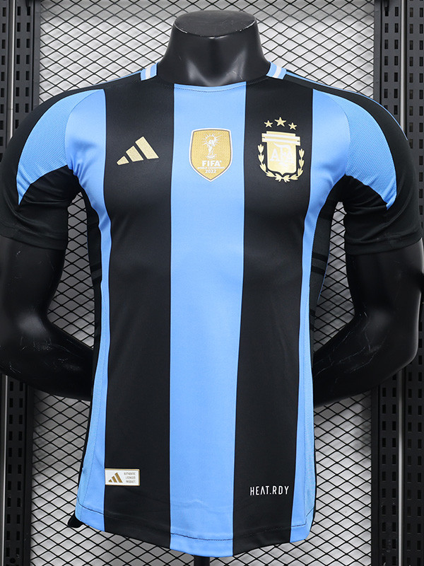 24/25 Argentina Black and Blue Special Edition  Player Version Soccer Jersey