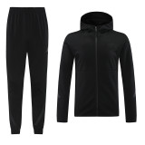 24/25 AM05 Black  Hooded Jacket Tracksuit