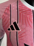 25/26 Inter Miami  Leaf patterns  Pink  Player Version  Polo Shirts