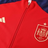 24/25 Spain Red Jacket Tracksuit(02)