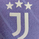 2025 JUV Purple Checkered pattern  Player Version  Polo Shirt