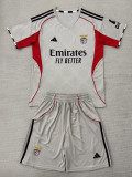 25/26  Benfica Away Kids Soccer Jersey