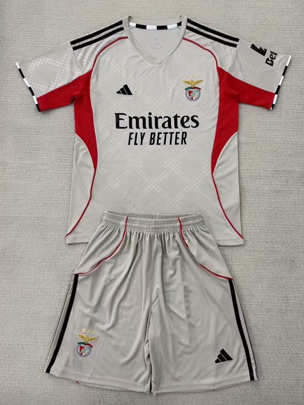 25/26  Benfica Away Kids Soccer Jersey
