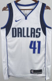 22/23 Dallas Mavericks NOWITZKI #41 White Home Top Quality Hot Pressing NBA Jersey